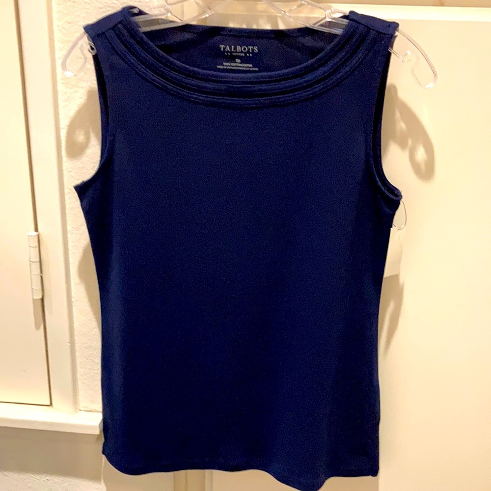 NWT-Talbots 100% cotton tank top